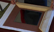 Wooden Frame Mirror